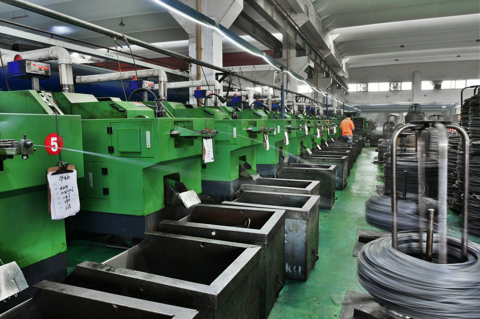 Zinsn factory production floor in Haiyan, Zhejiang